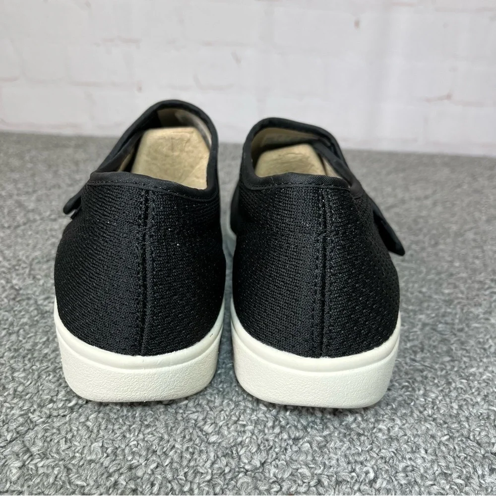 YOUYUN Unisex Men 7.5 Women 8.5 Black Breathable Diabetic Ortho Shoes NEW